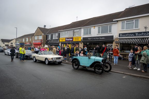 The parade on Monday morning